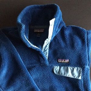 Cobalt Blue Patagonia Retool Wool Pullover